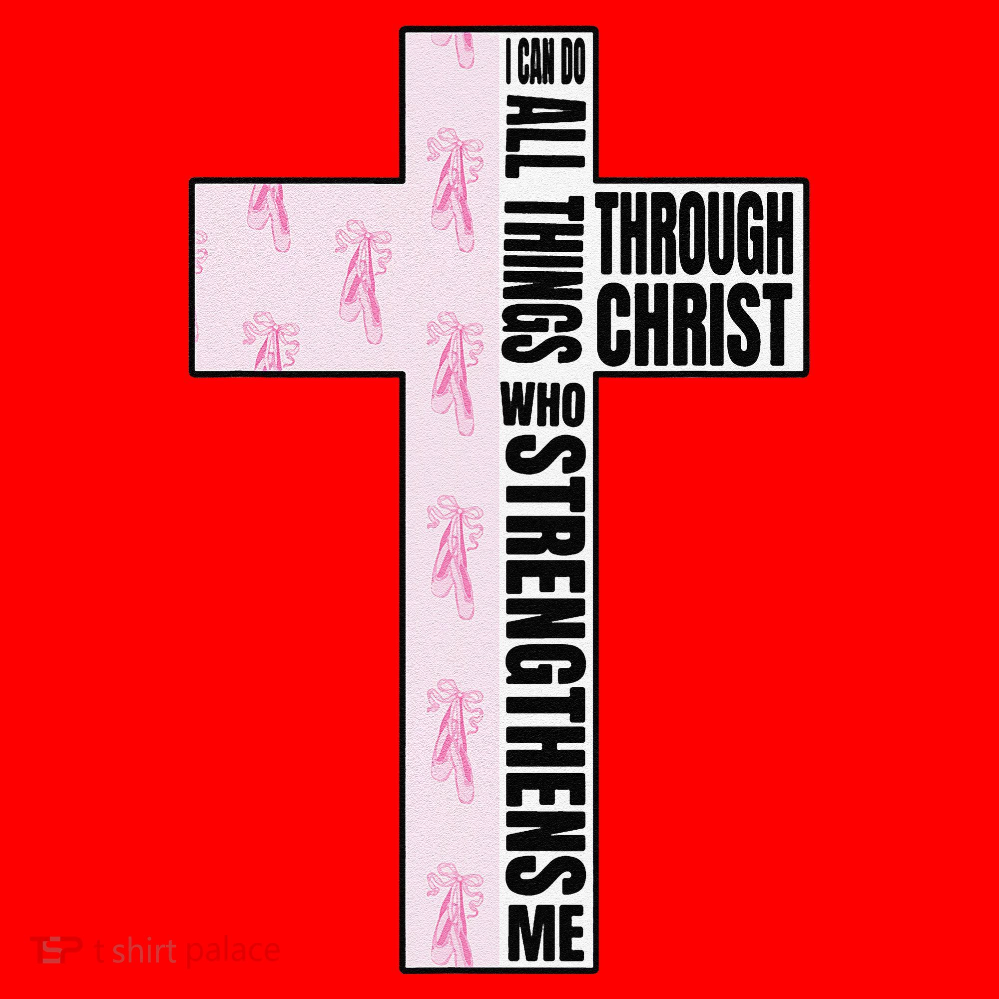 I Can Do All Things Through Christ Who Strengthens Dancer Santa Hat