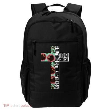 I Can Do All Things Through Christ Who Strengthens Bible Backpack