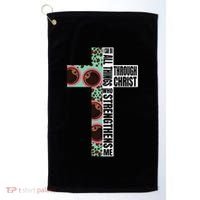 I Can Do All Things Through Christ Who Strengthens Bible Golf Towel thumb 0
