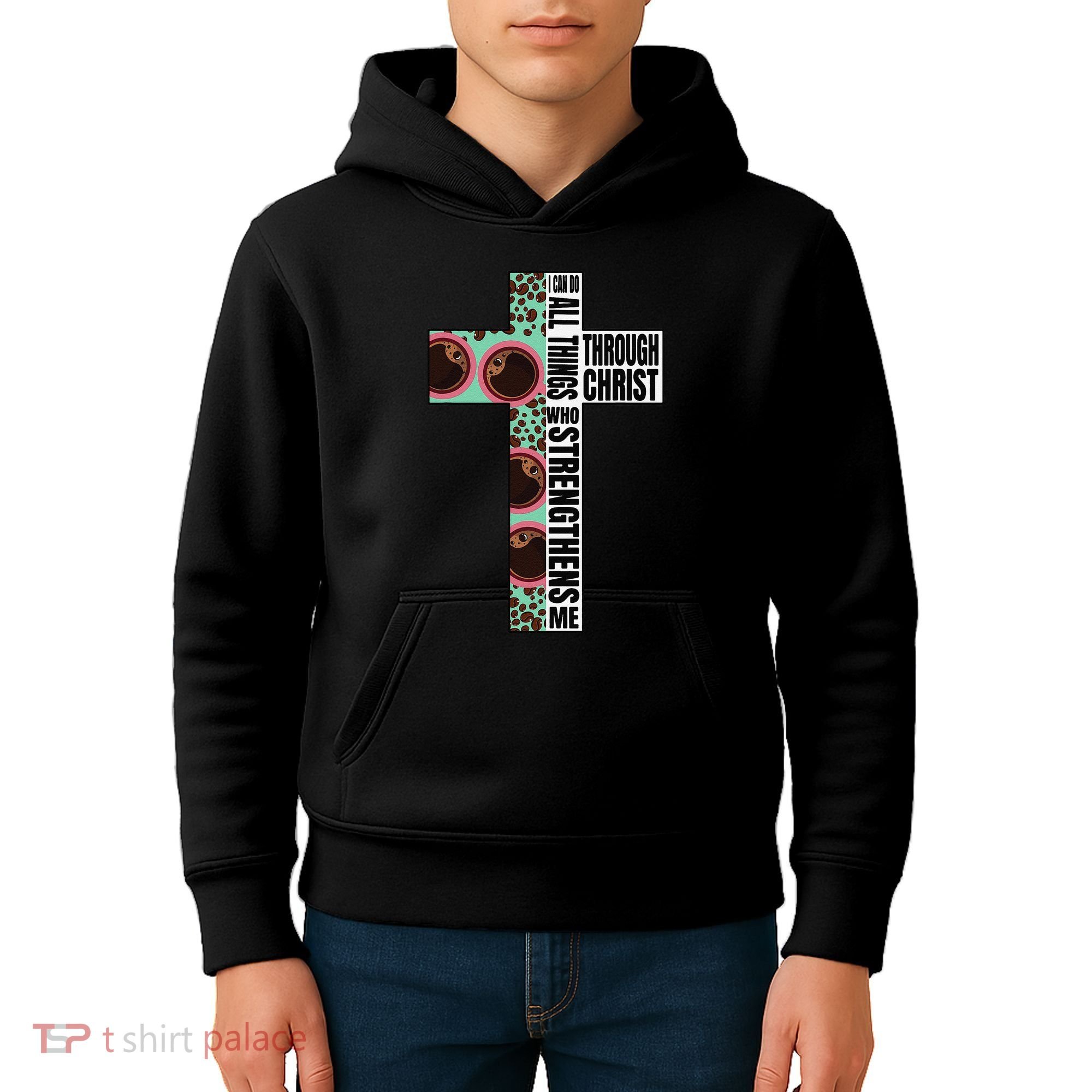 I Can Do All Things Through Christ Who Strengthens Bible Kids Hoodie