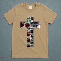 I Can Do All Things Through Christ Who Strengthens Bible T-Shirt thumb 5