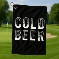 Ice Cold Beer Golf Towel thumb 1