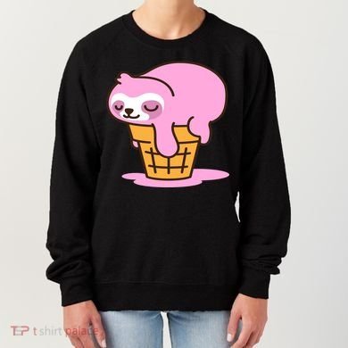 Ice Cream Sloth Cute Women's Sweatshirt