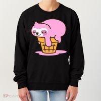 Ice Cream Sloth Cute Women's Sweatshirt thumb 0