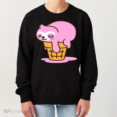 Ice Cream Sloth Cute Women's Sweatshirt