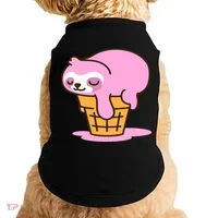 Ice Cream Sloth Cute Doggie Tank thumb 0