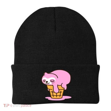 Ice Cream Sloth Cute Beanie