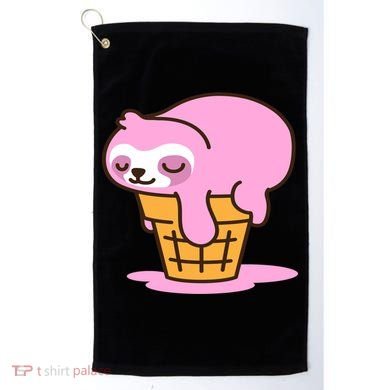 Ice Cream Sloth Cute Golf Towel