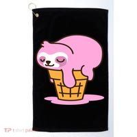 Ice Cream Sloth Cute Golf Towel thumb 0
