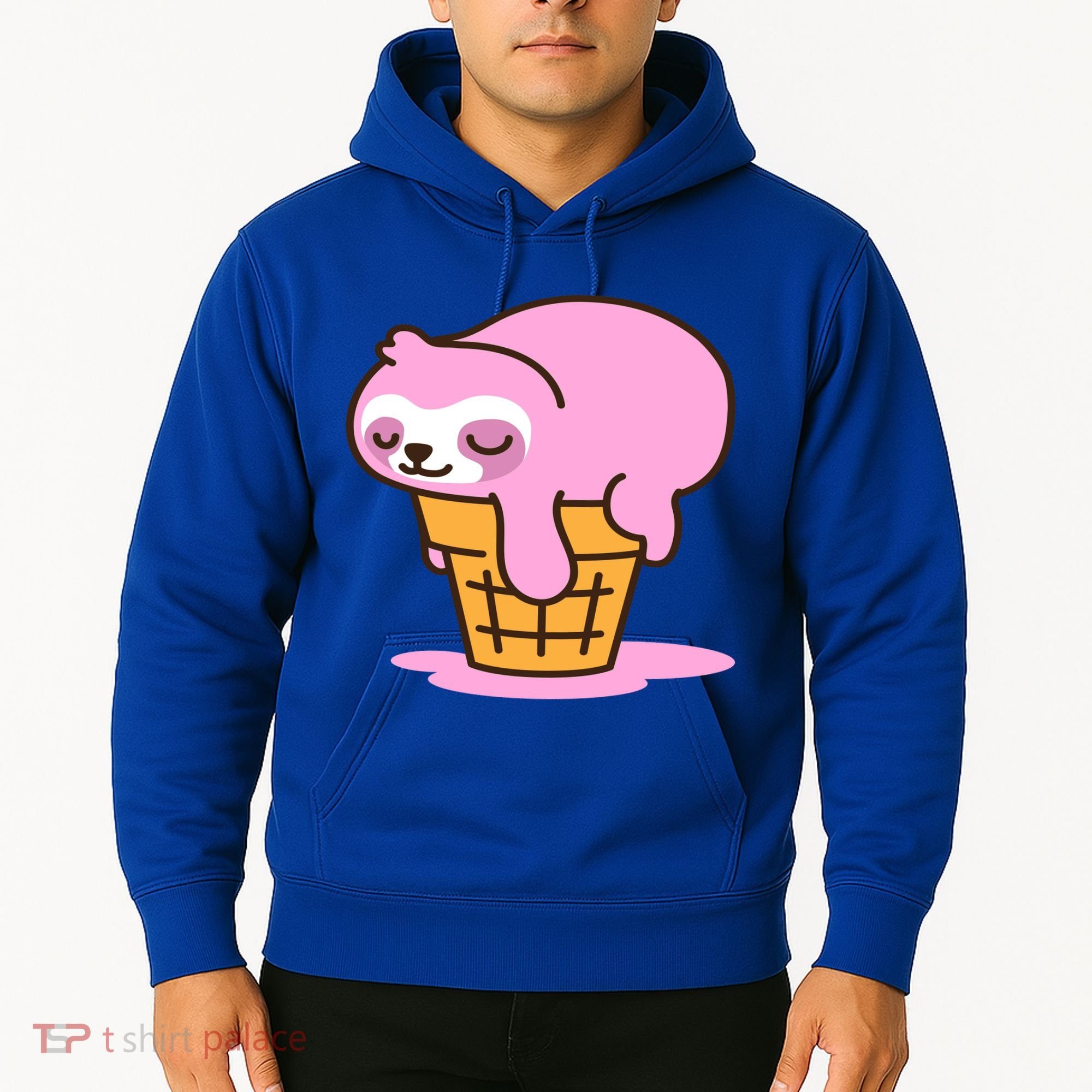 Ice Cream Sloth Cute Hoodie