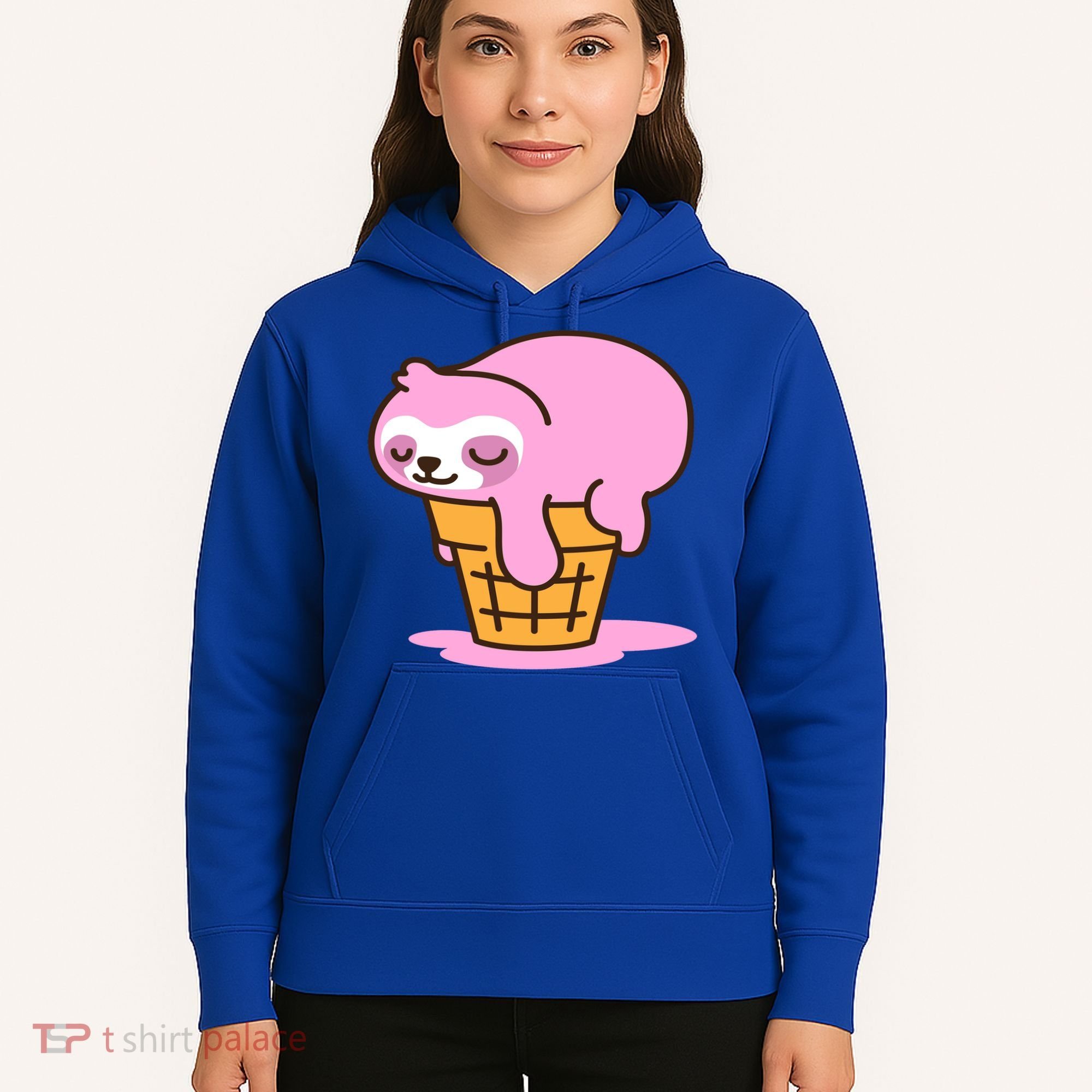 Ice Cream Sloth Cute Hoodie