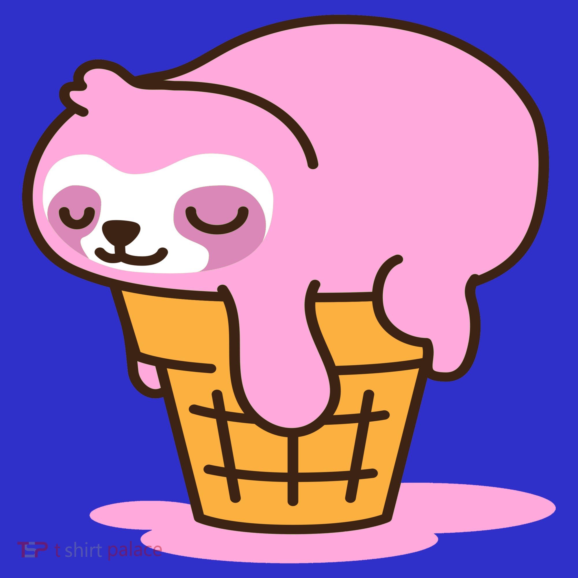 Ice Cream Sloth Cute Sweatshirt