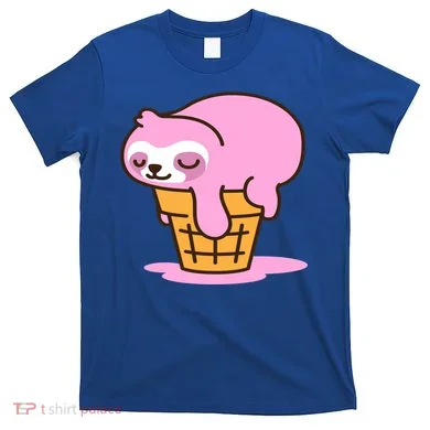 Ice Cream Sloth Cute T-Shirt