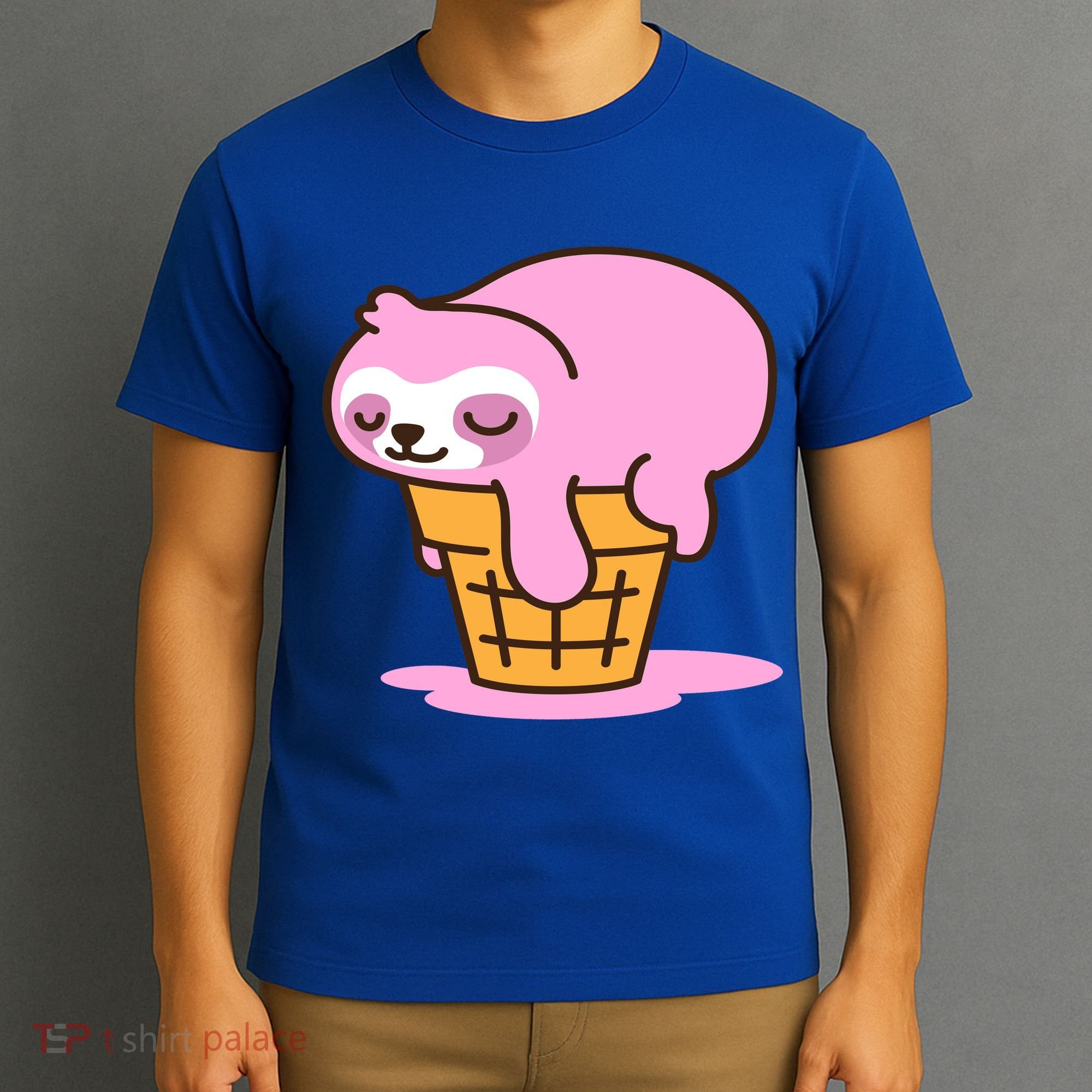 Ice Cream Sloth Cute T-Shirt