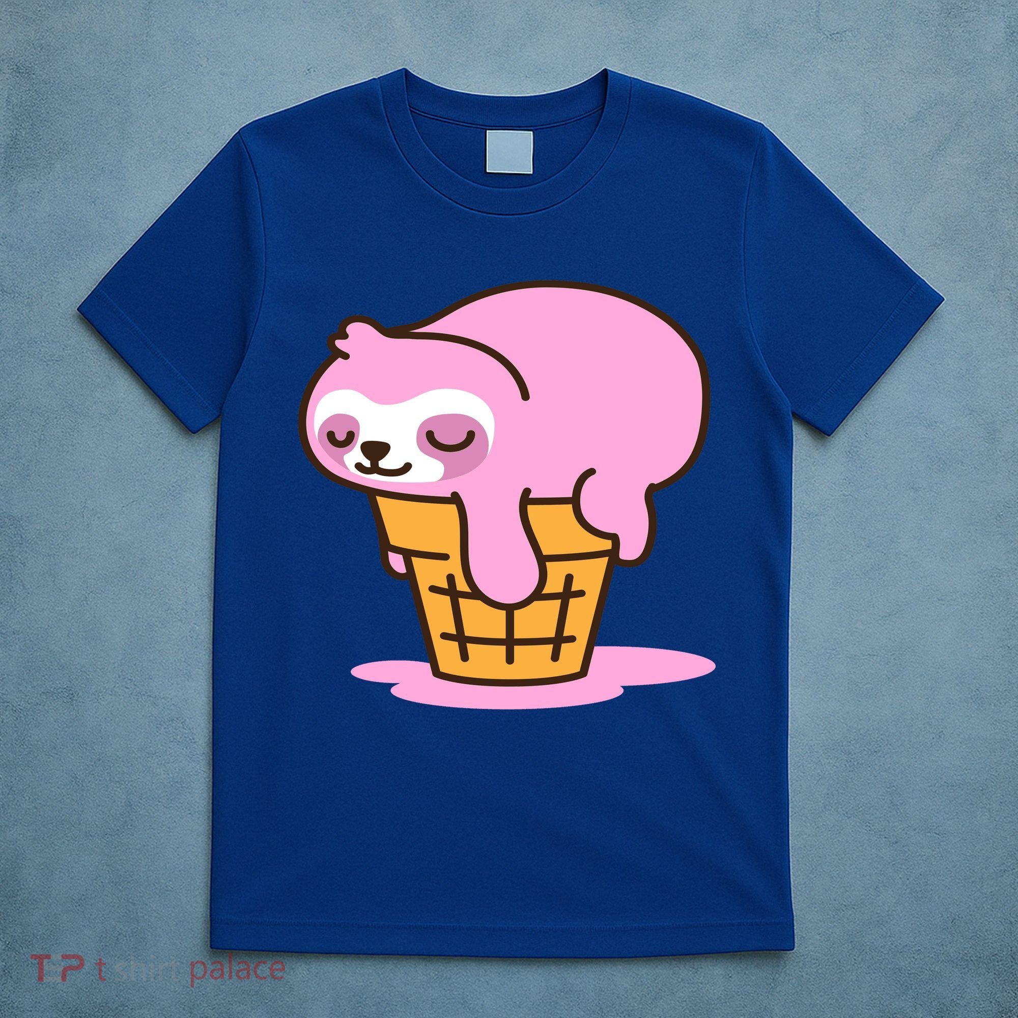 Ice Cream Sloth Cute T-Shirt