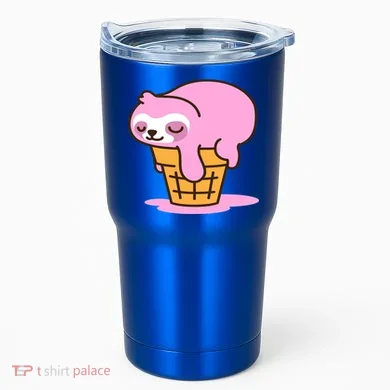 Ice Cream Sloth Cute Tumbler