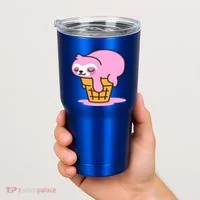 Ice Cream Sloth Cute Tumbler thumb 2