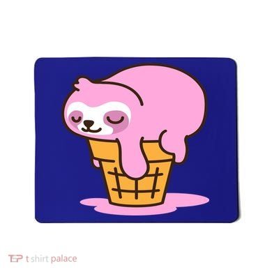 Ice Cream Sloth Cute Mousepad
