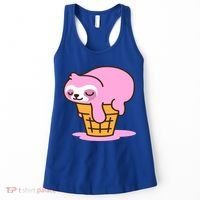 Ice Cream Sloth Cute Women's Tank Top thumb 0