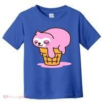 Ice Cream Sloth Cute Toddler T-Shirt thumb 0