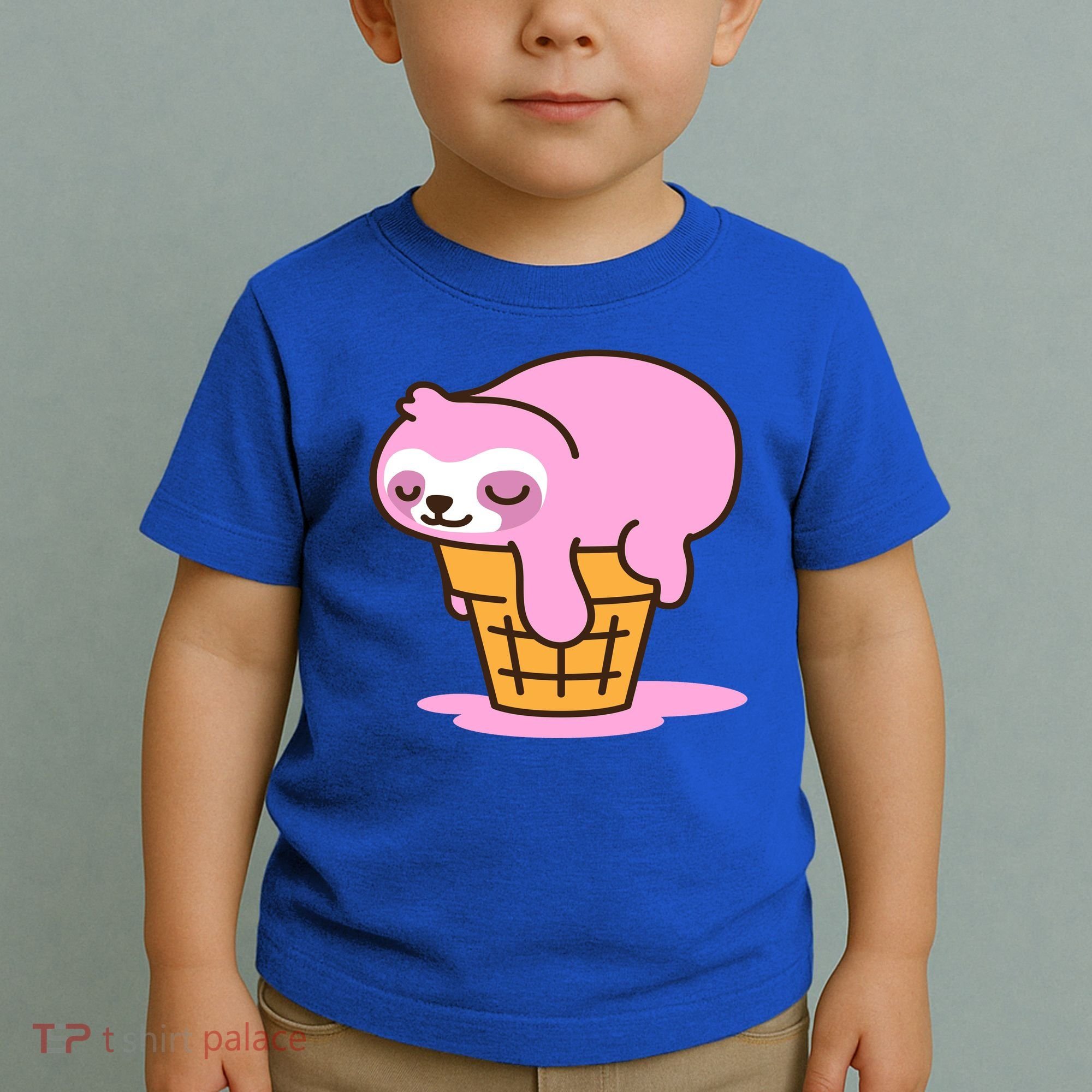 Ice Cream Sloth Cute Toddler T-Shirt