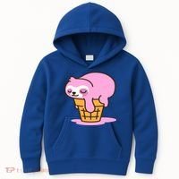 Ice Cream Sloth Cute Kids Hoodie thumb 0