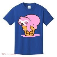 Ice Cream Sloth Cute Kids T-Shirt thumb 0