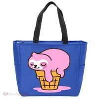 Ice Cream Sloth Cute Tote Bag thumb 0