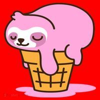 Ice Cream Sloth Cute Santa Hat thumb 1