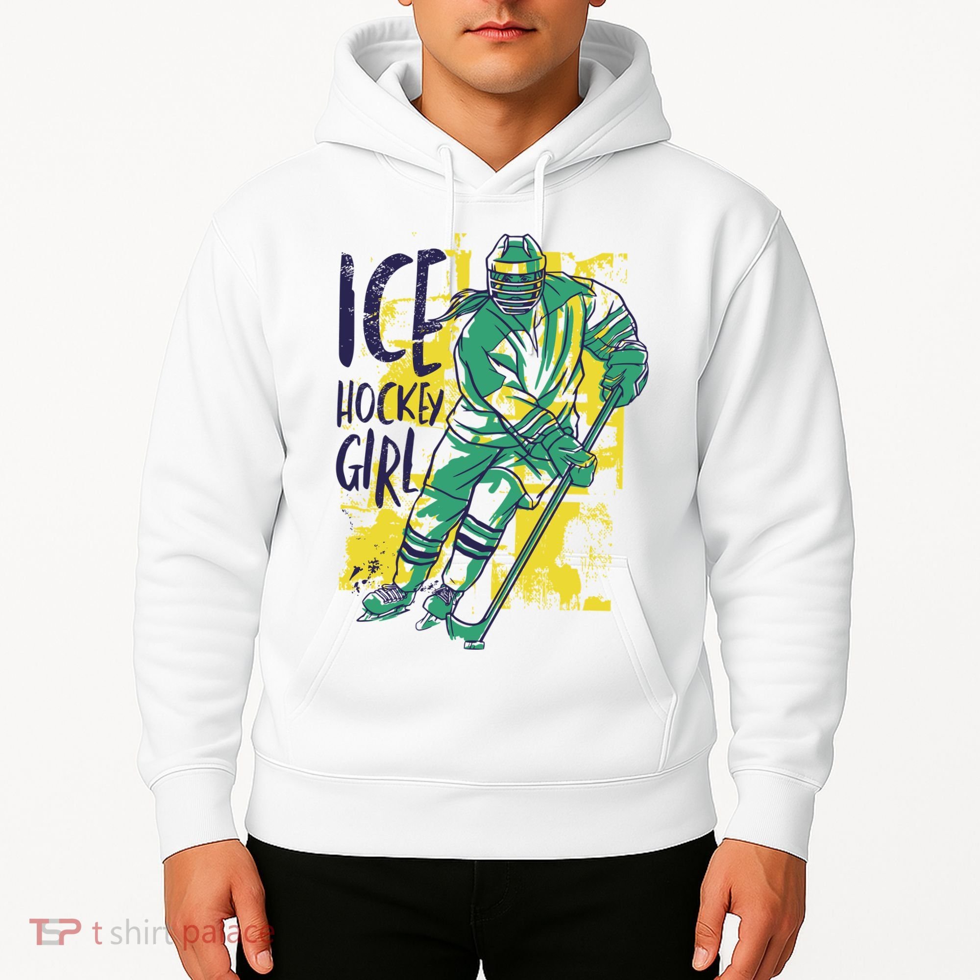 Ice Hockey Girl Hoodie