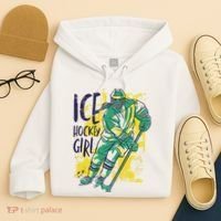 Ice Hockey Girl Hoodie thumb 4