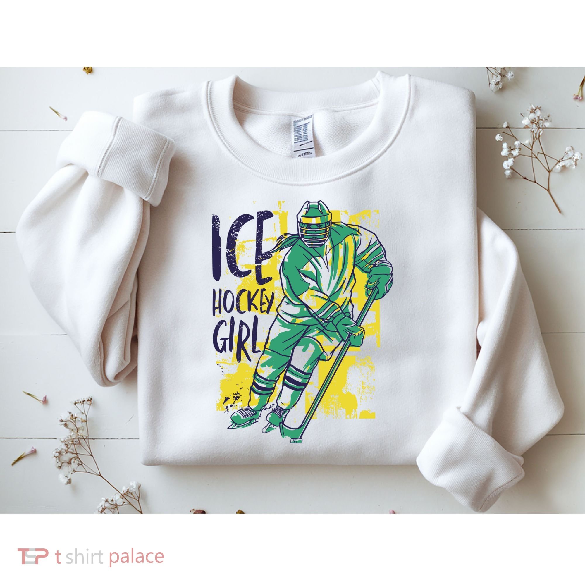 Ice Hockey Girl Sweatshirt