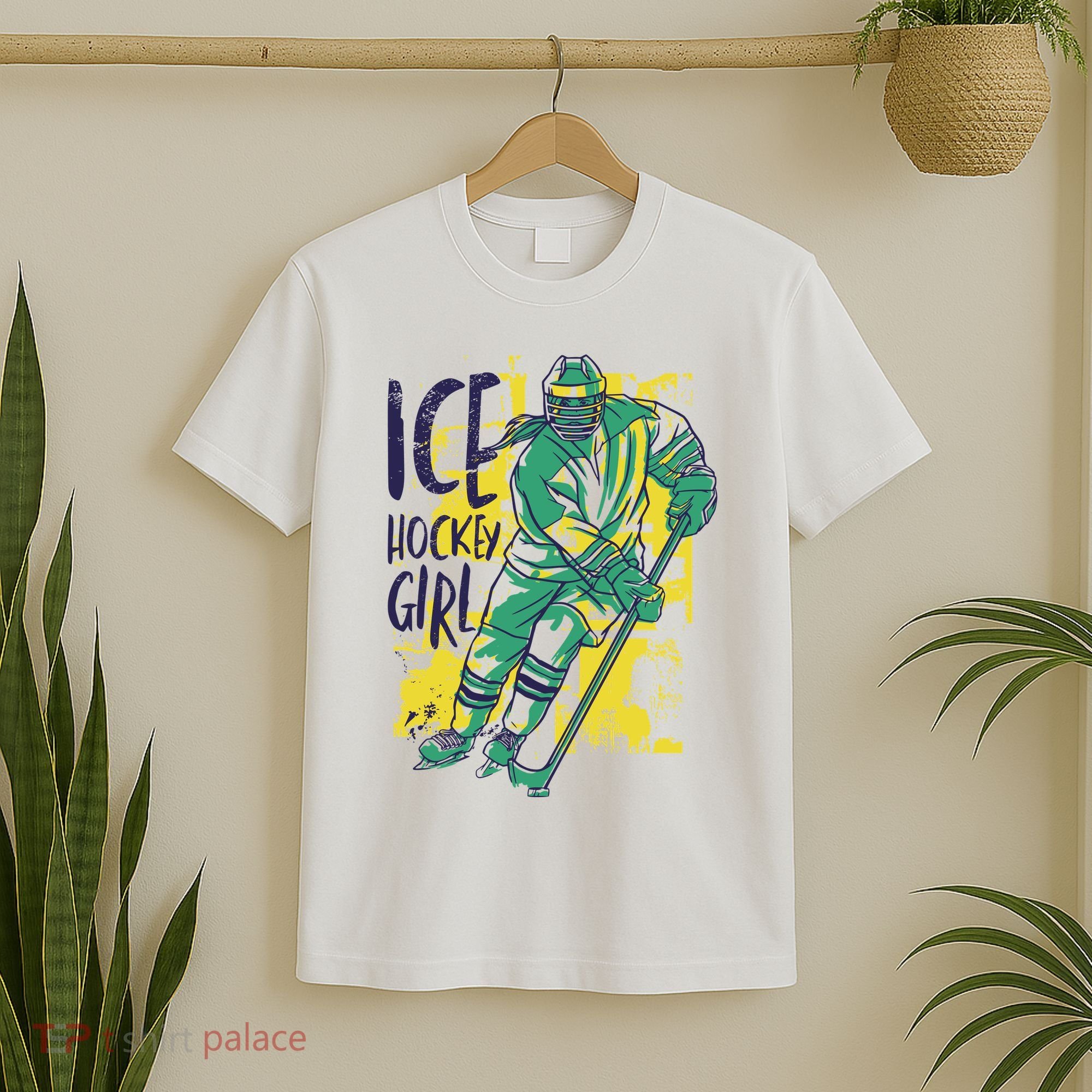 Ice Hockey Girl T-Shirt