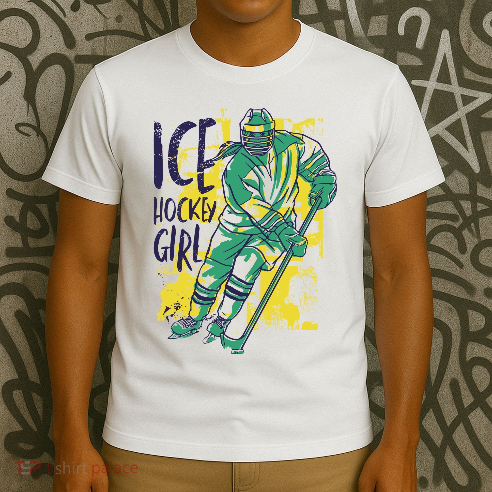 Ice Hockey Girl T-Shirt