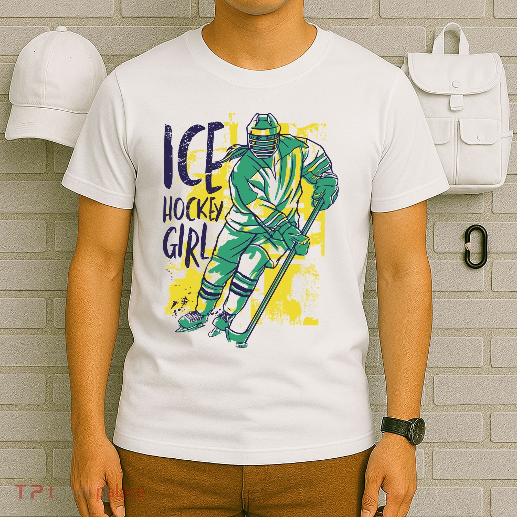 Ice Hockey Girl T-Shirt