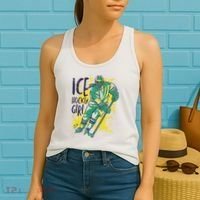 Ice Hockey Girl Women's Tank Top thumb 2