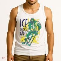 Ice Hockey Girl Tank Top thumb 3