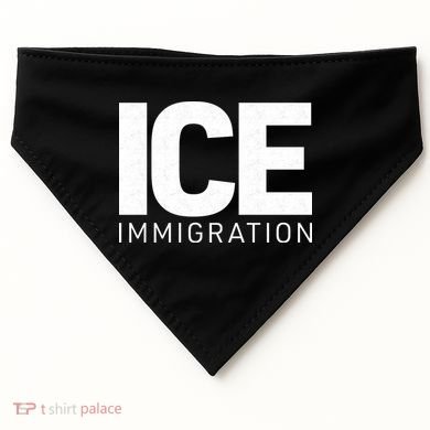 ICE Immigration USA-Made Doggie Bandana