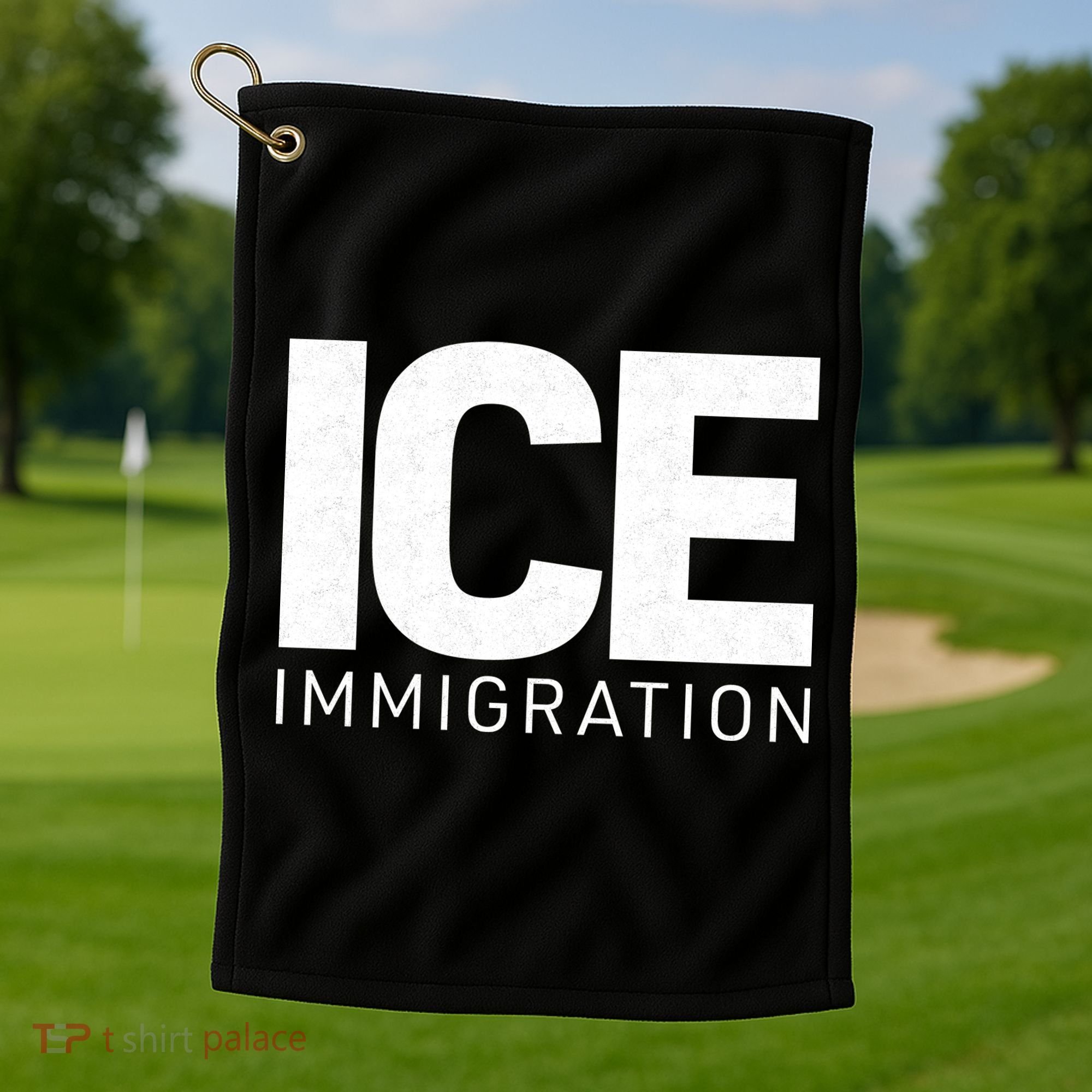 ICE Immigration Golf Towel