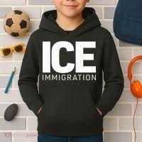 ICE Immigration Kids Hoodie thumb 2