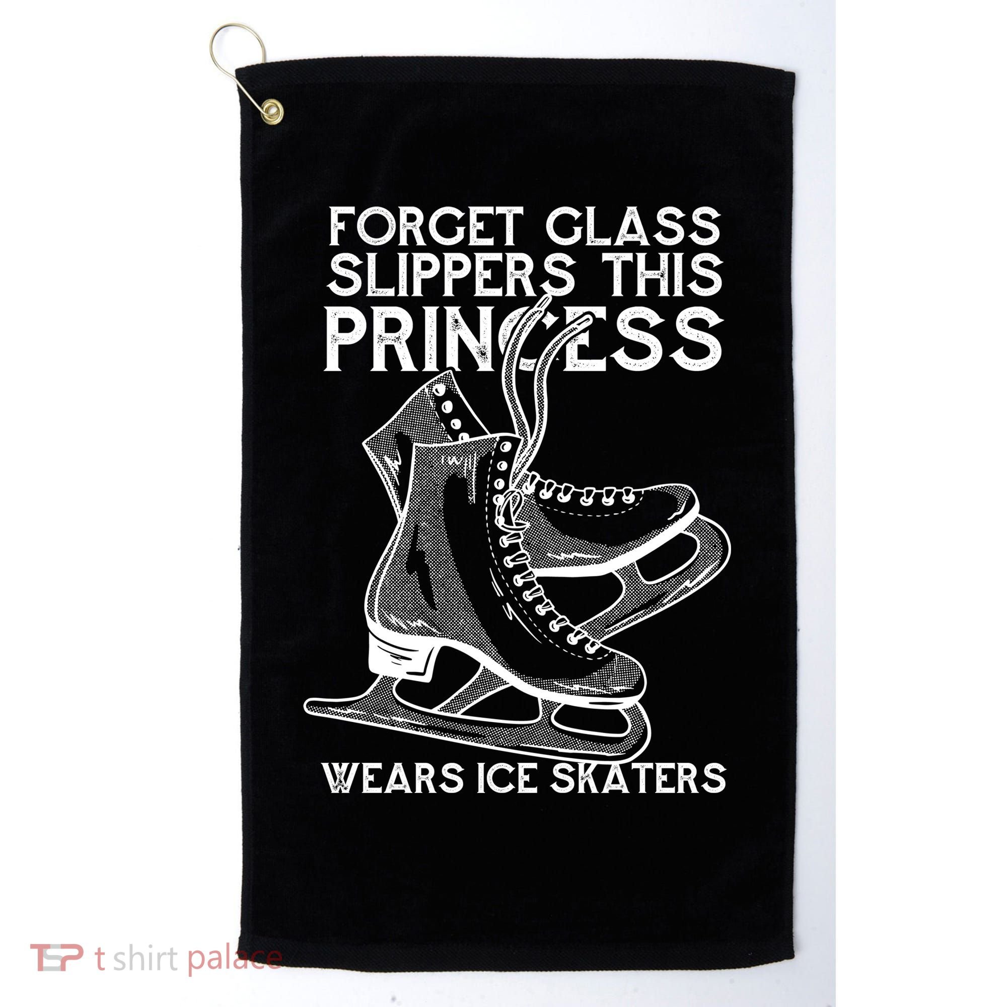 Ice Skating Princess Golf Towel