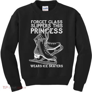 Ice Skating Princess Kids Sweatshirt