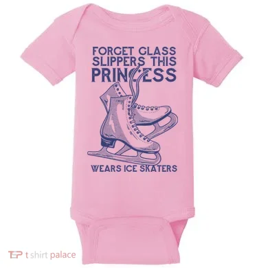 Ice Skating Princess Baby Bodysuit