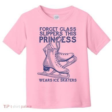 Ice Skating Princess Toddler T-Shirt