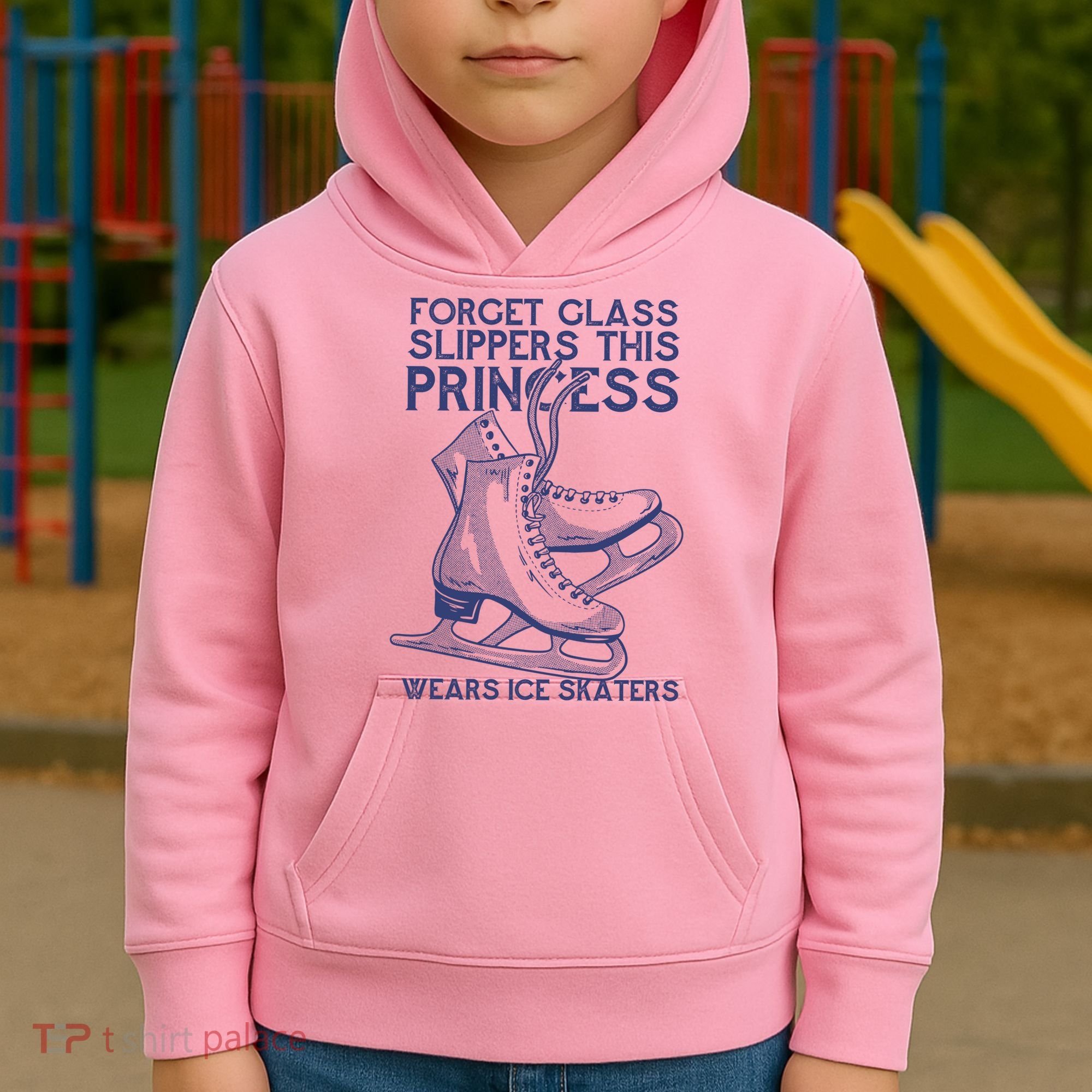 Ice Skating Princess Kids Hoodie