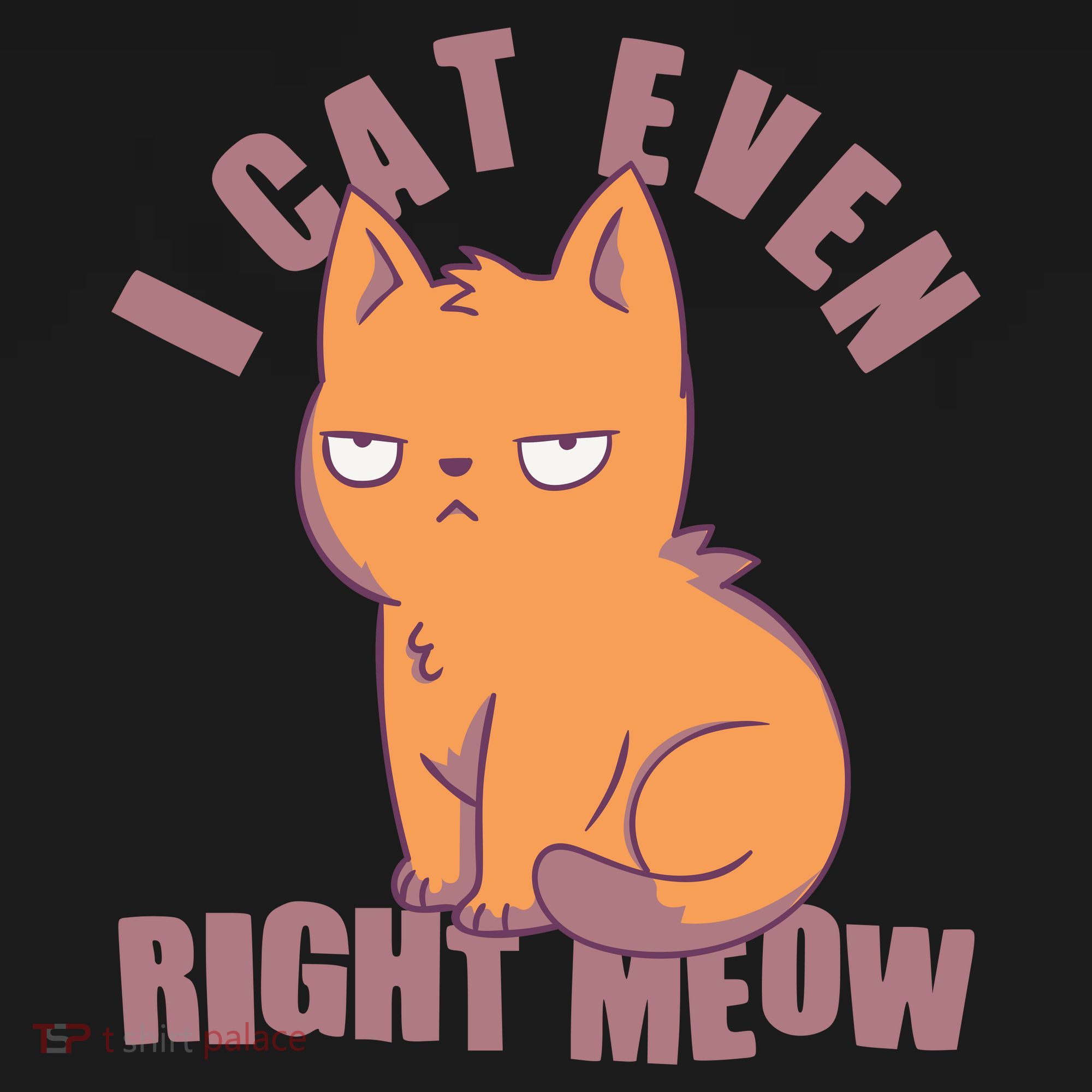 I Can't Even Right Meow Funny Smug Cat Backpack