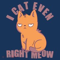 I Can't Even Right Meow Funny Smug Cat Toddler T-Shirt thumb 4