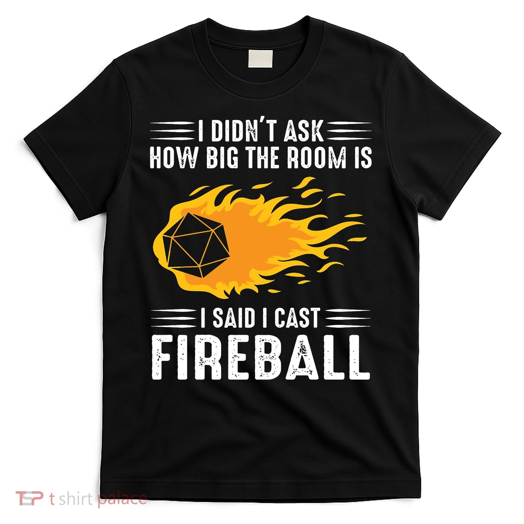 I Cast Fireball Funny Nerd Geek Wizard Magic T-Shirt