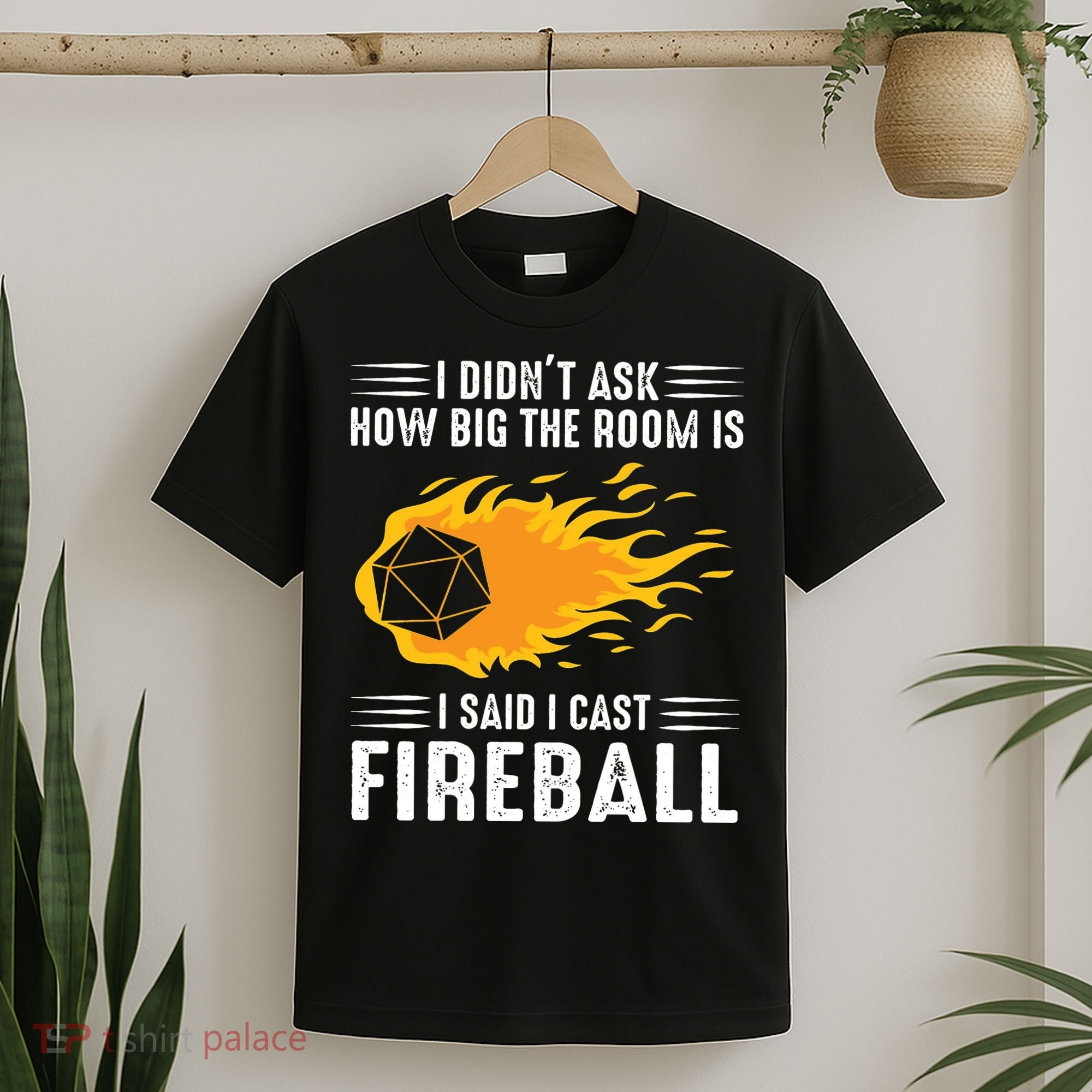 I Cast Fireball Funny Nerd Geek Wizard Magic T-Shirt