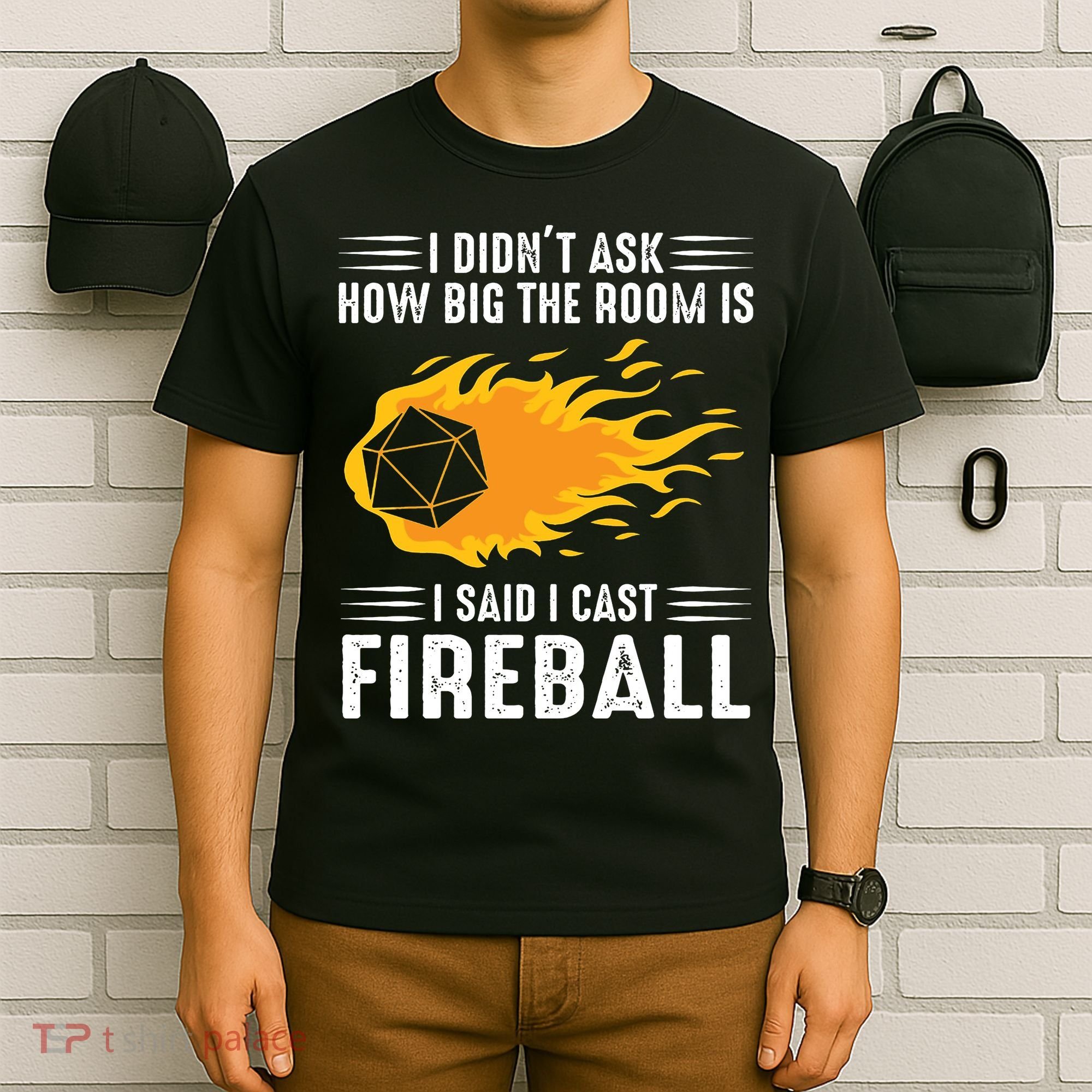 I Cast Fireball Funny Nerd Geek Wizard Magic T-Shirt